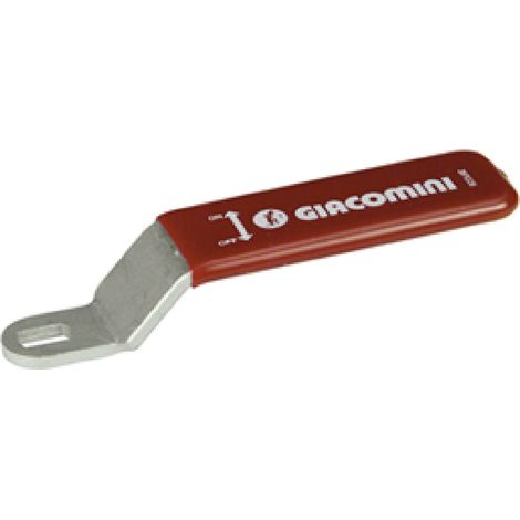 Maniglia a leva rossa per valvole a sfera Giacomini P31LRY 2 1/2" - 3"