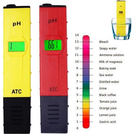 Handliches TDS Messgerät, LCD Wasserqualitätsanzeige: Messbereich 0 9990 ppm, tragbar, für Landwirtschaft, Aquarien und Trinkwasser, rot (1/5)