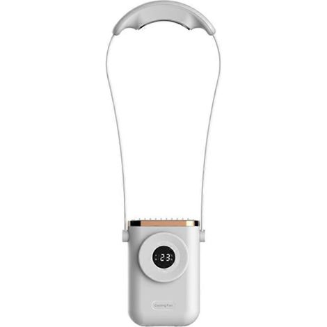 Ventilateur de radiateur portable, climatiseur, ventilateur de refroidissement sans pales à col de cygne, affichage numérique, réglable, refroidisseur d'extérieur suspendu pour l'été