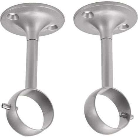 Lot de 2 supports de fixation au plafond, nickel (1/5)