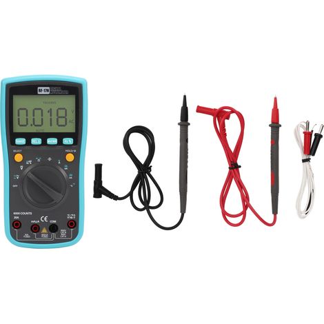 Multimètre numérique testeur tension AC DC fréquence avec sondes de mesure (1/5)