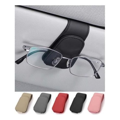 Porte Lunettes - Non spécifié - 5pcs - Cuir - Multifonctionnel - Support de Visière (1/4)