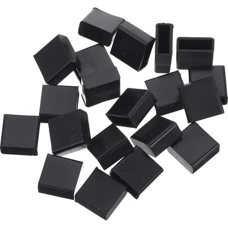 Capuchons de USB Mâle Protège eur USB Mâle 20 en Silicone Noir, Bouchons Anti-poussière pour Prises de de Charge pour Caméras et Câbles de Charge (1/5)