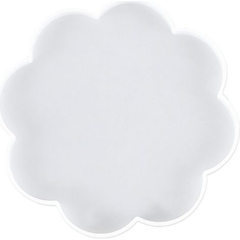 Silikonform für Untersetzer mit Blumenmuster für ein Teetablett, Harzform zur Herstellung von Untersetzern.