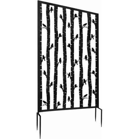 Brise vue treillis en fer Motif oiseaux (1/5)
