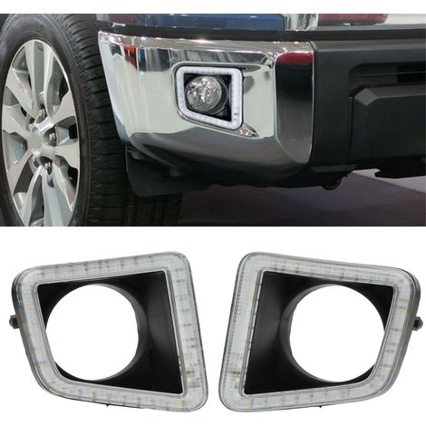 12V LED-Tagfahrlicht für Toyota Tundra 2014-2021 (ein Paar, links und rechts), zweifarbig (1/5)
