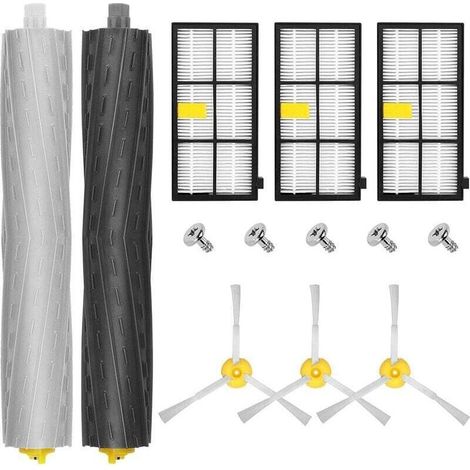 Kit de repuestos y accesorios para iRobot Roomba 800 805 850 860 865 866 870 871 880 886 890 891 895 896 900 960 965 966 980 990. Repuesto para aspiradora robot (13 en 1). (1/5)