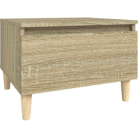 Maison Exclusive - Beistelltisch Sonoma-Eiche 50x46x35 cm Holzwer (1/5)