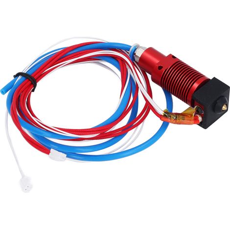 Kit d'extrudeuse d'imprimante 3D, dissipateur thermique rond en alliage d'aluminium, remplacement Hotend pour CR10S PRO 24V40W (1/5)