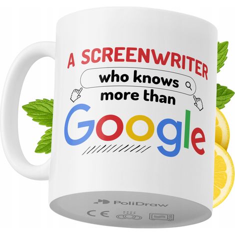 Lustige Tasse für Drehbuchautoren – Kaffee- oder Teetasse mit witzigem Textdesign – ideal für Geburtstage, Namenstage, Feiertage und besondere Anlässe. Hochwertige Tasse für Zuhause, Büro und Arbeit. 