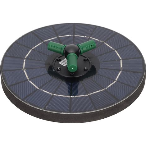 Solar-Teichpumpe mit LED RGB-Beleuchtung, schwimmende Wasserpumpe für Gartenbrunnen im Freien (1/5)