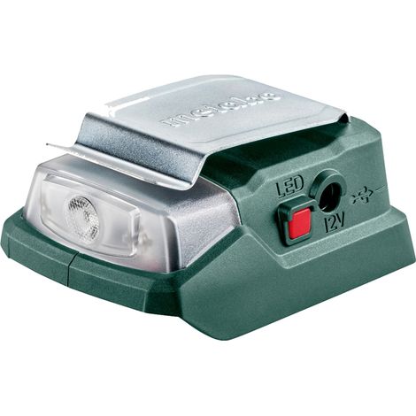 Akku Power Adapter Metabo PowerMaxx PA 12 LED-USB 12V, ohne Akku, ohne Ladegerät