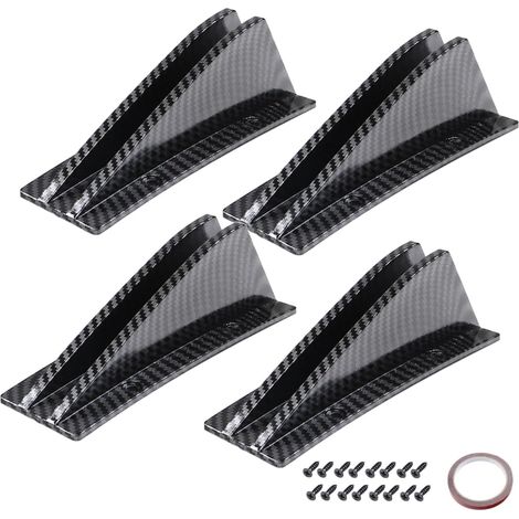 Diffuseur arrière de voiture, kit diffuseur aileron de requin Déflecteur de pare-chocs arrière pour une meilleure protection du pare-chocs arrière, accessoires modifiés de voiture (1/5)