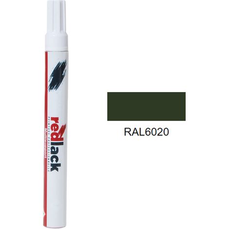 Feltro Vernice per ritocchi 8 ml – RAL 6020 – Verde ossido di cromo – lucida – multisupporto – Redlack