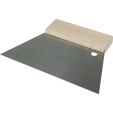 Peigne à colle lisse 180 mm avec manche en bois