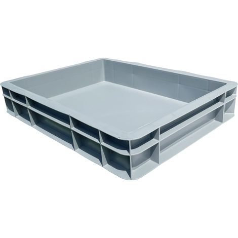 Contenitore di stoccaggio grigio 400x300x70 (1/3)