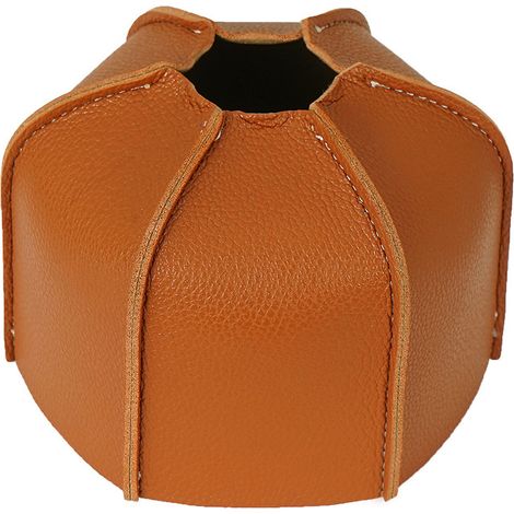 Housse en cuir PU pour réservoir de gaz plat, étui de protection pour réchaud de camping, 230g, 1,5x9cm, housse antidérapante pour bouteille de carburant extérieure