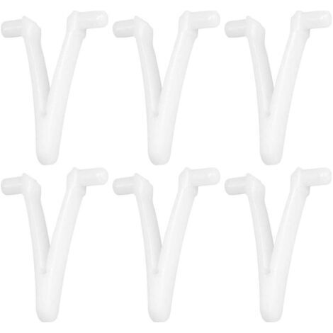 BUNTHAUS Clip de Papillon d'Approvisionnement de Piscine de 6Pcs pour La Brosse de Station Thermale de Piscine, Râteau à Feuilles, Écumoire de Feuilles, Tête Compacte d'Aspirateur (1/5)