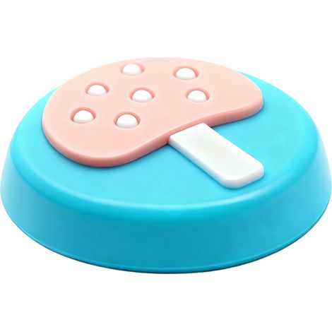 Selbstklebende PVC-Türstopper mit Pilzmotiven für Zuhause – Stoßschutz, Wanddekoration, Schalldämpfer (1 Stück) (1/5)