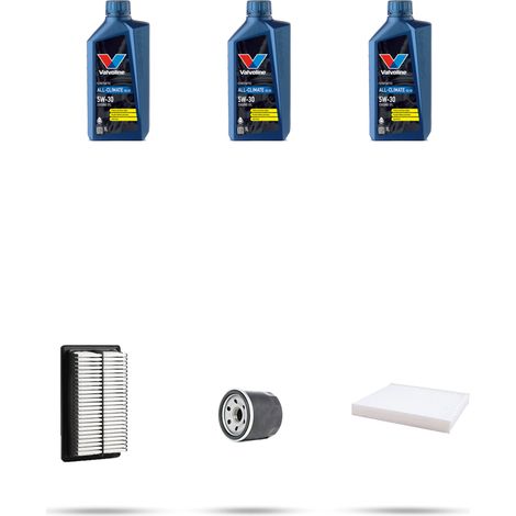 Kit tagliando 3 FILTRI e 3L OLIO compatibile con Hyundai i30 1.4 80kw dal 2007 (1/5)