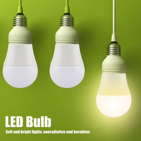 Lot de 6 mini ampoules LED 5W blanc chaud, culot E26, G45, accessoire d'éclairage (1/5)