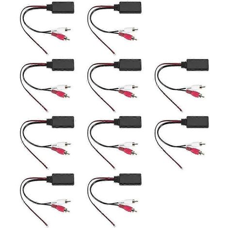 Lot de 10 modules Bluetooth sans fil universels pour voiture, adaptateur musical, câble audio RCA AUX SZRH AH (1/5)