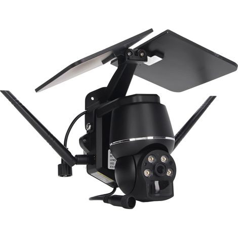 1080P 3MP 360° Solarbetriebene WLAN-Überwachungskamera für den Außenbereich, IP65 wasserdicht, 2,4 GHz (1/5)