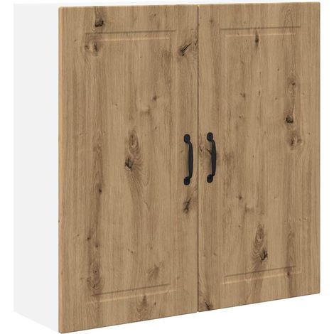 Meuble mural de cuisine,Armoire de cuisine Chêne artisanal 80 x 31 x 80 cm CFW83604 (1/5)