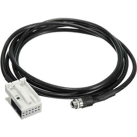 Adaptateur d'entrée audio auxiliaire femelle 3,5 mm 12 broches pour voiture (1/5)