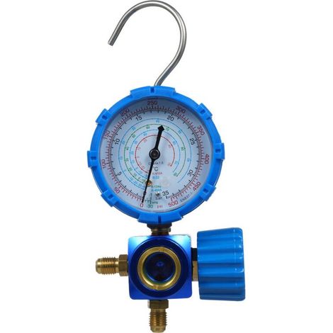 1 manomètre de climatisation, échelle lisible, compatible R410A R22 R134A R404A (1/5)