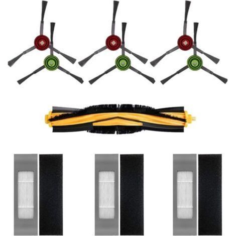 Accessoires de rechange pour aspirateurs robots DEEBOT OZMO T8/T9 - Brosses et filtres compatibles (1/5)