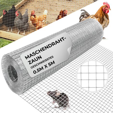 Geflecht GARDEN ZN, 500/19x19/1,4 mm, viereckig, Garten, Tierhaltung, Packung 10 m (1/5)