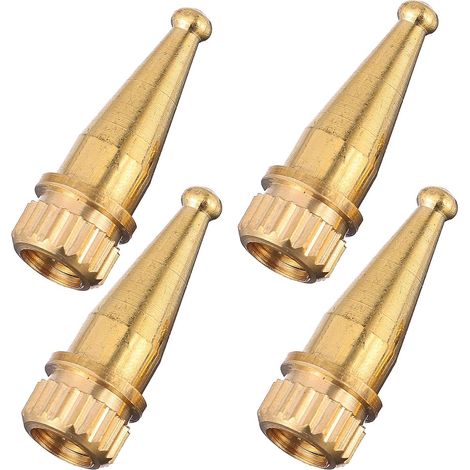 Support en Cuivre pour Haut-Parleur Faciles à Installer Améliore la Qualité Sonore 4 Pièces, Pieds en Cuivre Doré pour Enceinte et Amplificateur (1/5)