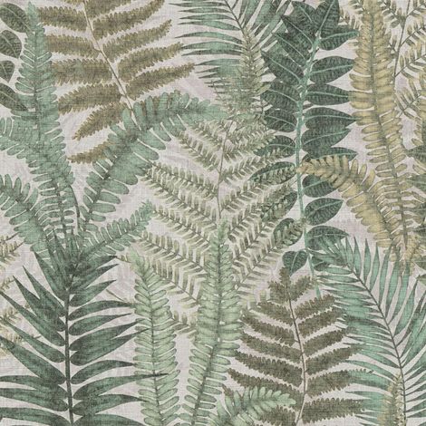 AS Creation Famous Garden Green Wallpaper Leaves Textured Paste The Wall Vinyl