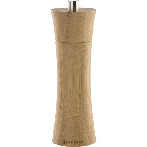 Zassenhaus Frankfurt molinillo de pimienta marrón 18 cm bambú