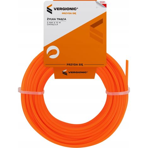 FILO DA TAGLIO PER DECESPUGLIATORE A BENZINA 3 mm x 15 m