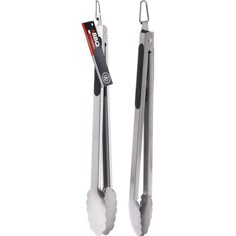Pinzas para barbacoa de acero inoxidable de 43 cm (1/3)