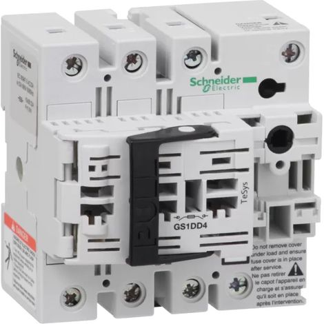 Telemecanique GS1DD4 – Basis-Block-Verbindungsstecker, 32 A, 3P+N-Sicherung (1/2)