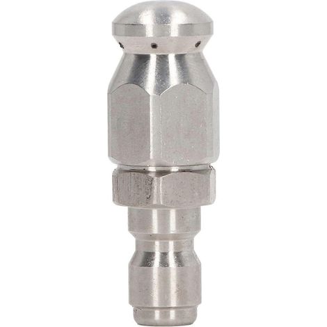 Buse de nettoyeur haute pression 5000 PSI en acier inoxydable, raccord rapide 1/4 po NPT pour le nettoyage, tête ronde 1 F