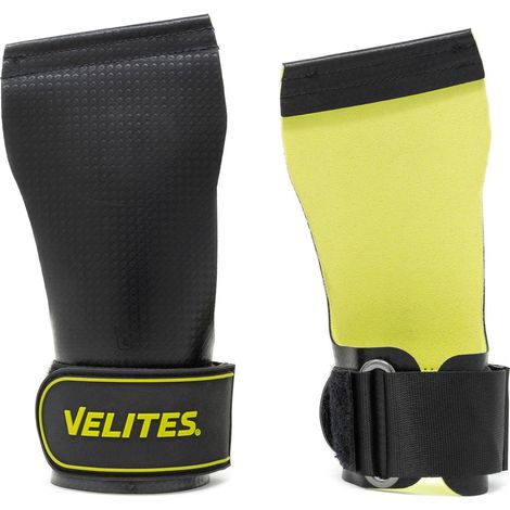 Empu帽aduras de entrenamiento VELITES Quad Ultra sin magnesia con protecciones de mu帽eca Negro/Verde Talla L (1/5)