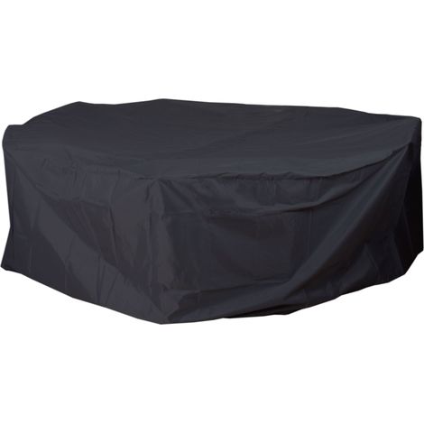 Funda protectora de lona para juego de muebles de jardín de exterior redondos antracita Ø 310 cm 040002806