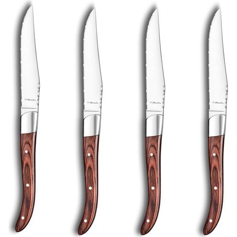 Royal Steak - Coffret 4 couteaux steak Bois (1/5)