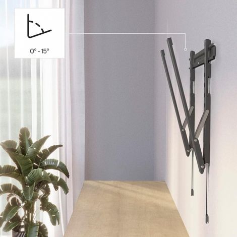 Hama TV-Wandhalterung TILT Ultraslim, 229 cm (90), flach, Anthrazit