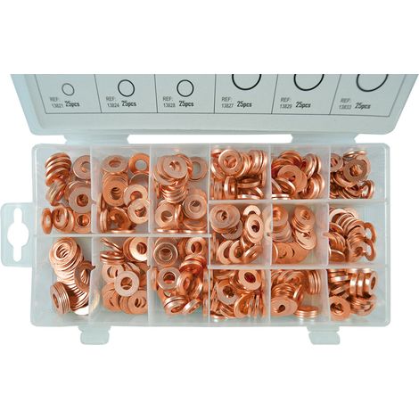 KUPFERDICHTUNGSSATZ FÜR INJEKTOREN 375-TEILIG  JBM53340