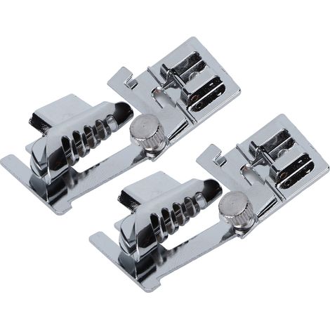 Lot de 2 pieds-de-biche pour biais, accessoires multifonctionnels pour machines à coudre électriques domestiques (1/5)