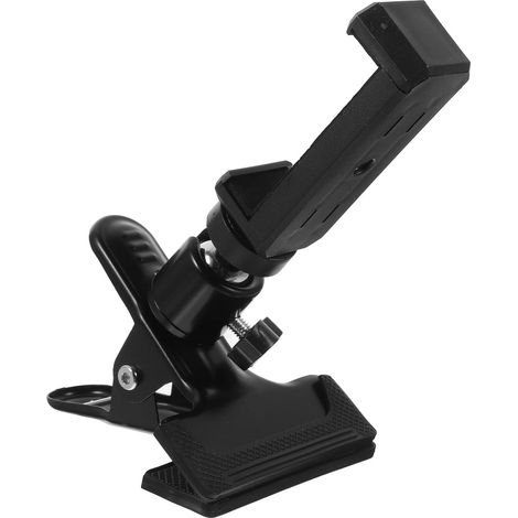 Support pour Téléphone Portable Clip Rotatif à 360° en Caoutchouc et Abs, Support de Bureau pour Téléphone, pour Bureau et Dortoir Plusieurs Styles (1/5)