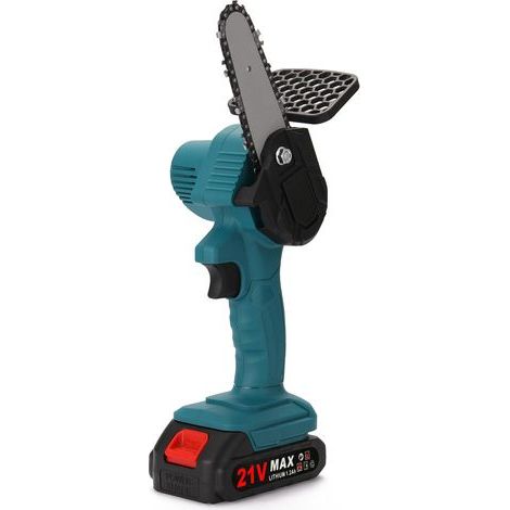 Tragbare elektrische Astsäge, 21 V, 1200 mAh, wiederaufladbar, klein für den Garten (1/5)