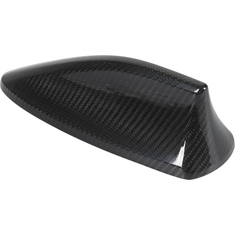 Antenne requin noire adhésive fibre carbone, cache décoratif remplacement pour Toyota GR86 ZN8 ZD8 2022+, coque aileron auto autocollant. (1/5)