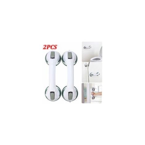 Poignée de douche Barres d'appui pour salle de bain Poignée de douche avec forte ventouse Poignée de sécurité Main courante pour handicapé, personnes âgées, salle de bain, baignoire, douche et toilett (1/4)