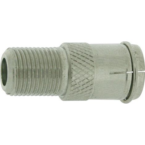 Connecteur F macho à F femelle, droit. Raccord rapide (pression) de Electro Dh 19.566 8430552114856